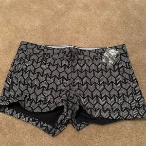 “SO” striped shorts